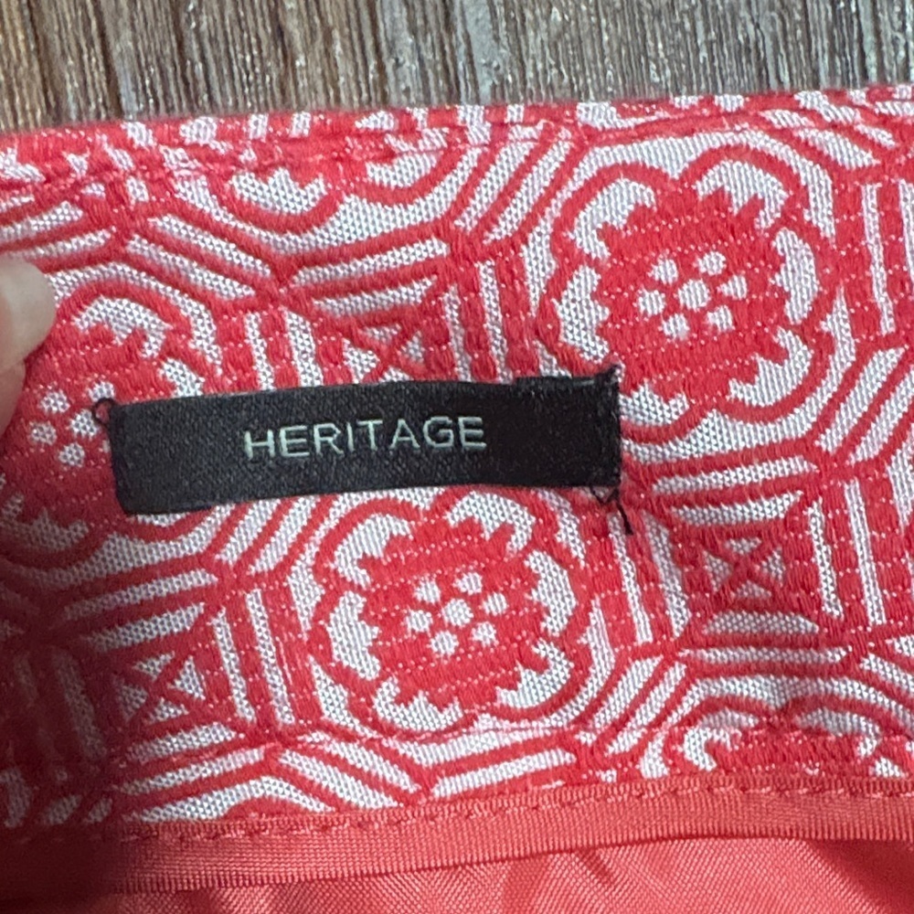 Talbots Pink Patterned Pants - Picture 3 of 7